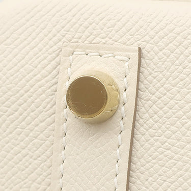 エルメス HERMES バーキン30 クレ ヴォーエプソン ハンドバッグ ゴールド金具 オフホワイト