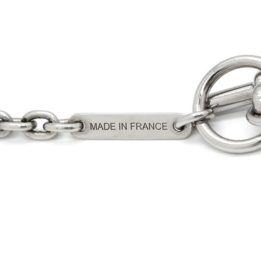 エルメス HERMES カルーゼル ブラック×シルバー GP バッファローホーン ネックレス 黒 クルードセル 馬モチーフ マンテル トグル ペンダント