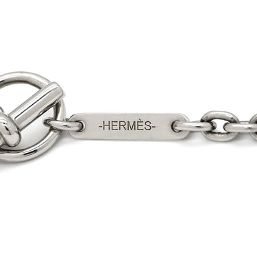 エルメス HERMES カルーゼル ブラック×シルバー GP バッファローホーン ネックレス 黒 クルードセル 馬モチーフ マンテル トグル ペンダント