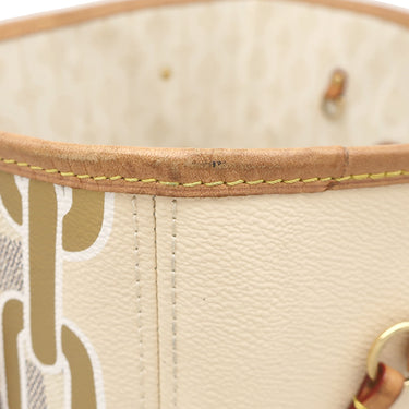 ルイヴィトン LOUIS VUITTON ネヴァーフルMM ノーティカル N40471 ダミエアズール ダミエアズールキャンバス トートバッグ ゴールド金具 ロープ チェーン