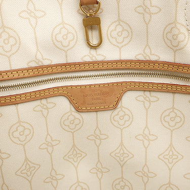 ルイヴィトン LOUIS VUITTON ネヴァーフルMM ノーティカル N40471 ダミエアズール ダミエアズールキャンバス トートバッグ ゴールド金具 ロープ チェーン