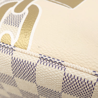 ルイヴィトン LOUIS VUITTON ネヴァーフルMM ノーティカル N40471 ダミエアズール ダミエアズールキャンバス トートバッグ ゴールド金具 ロープ チェーン