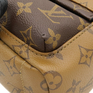 ルイヴィトン LOUIS VUITTON リバース パームスプリングス バックパック MINI M42411 モノグラムリバース モノグラムキャンバス 2WAYバッグ ゴールド金具 茶