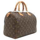 ルイヴィトン LOUIS VUITTON スピーディ30 M41526 モノグラム モノグラムキャンバス ハンドバッグ ゴールド金具 茶 ボストン 鍵・パドロック欠品