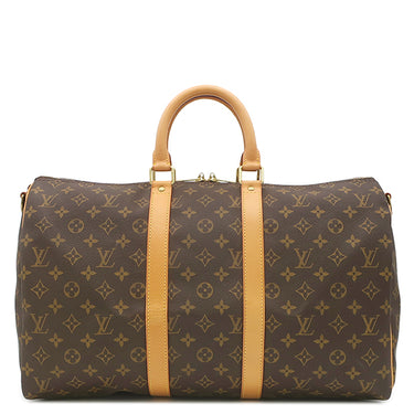 ルイヴィトン LOUIS VUITTON キーポル バンドリエール 45 M41418 モノグラム モノグラムキャンバス ボストンバッグ ゴールド金具 旅行 鍵・パドロック欠品
