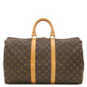 ルイヴィトン LOUIS VUITTON キーポル バンドリエール 45 M41418 モノグラム モノグラムキャンバス ボストンバッグ ゴールド金具 旅行 鍵・パドロック欠品