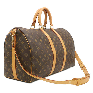 ルイヴィトン LOUIS VUITTON キーポル バンドリエール 45 M41418 モノグラム モノグラムキャンバス ボストンバッグ ゴールド金具 旅行 鍵・パドロック欠品