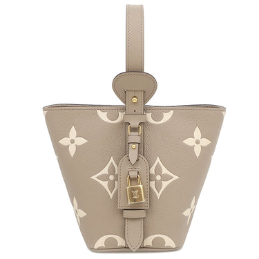 ルイヴィトン LOUIS VUITTON オール イン BB M13045 トープグレー×クレームホワイト モノグラムアンプラント バイカラーモノグラムアンプラント 2WAYバッグ ゴールド金具 未使用