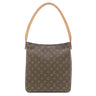 ルイヴィトン LOUIS VUITTON ルーピング GM M51145 モノグラム モノグラムキャンバス ショルダーバッグ ゴールド金具 茶 ワンハンドル