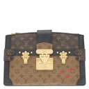 ルイヴィトン LOUIS VUITTON トランク クラッチ M43596 モノグラム×モノグラムリバース モノグラムキャンバス モノグラムリバースキャンバス 2WAYバッグ ゴールド金具 ショルダーバッグ