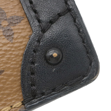 ルイヴィトン LOUIS VUITTON トランク クラッチ M43596 モノグラム×モノグラムリバース モノグラムキャンバス モノグラムリバースキャンバス 2WAYバッグ ゴールド金具 ショルダーバッグ