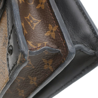 ルイヴィトン LOUIS VUITTON トランク クラッチ M43596 モノグラム×モノグラムリバース モノグラムキャンバス モノグラムリバースキャンバス 2WAYバッグ ゴールド金具 ショルダーバッグ