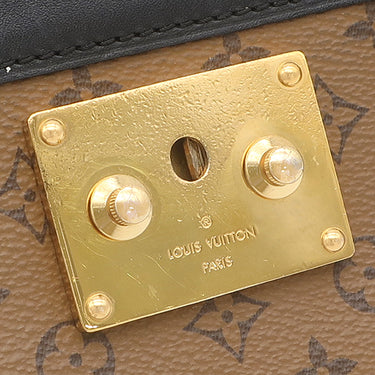 ルイヴィトン LOUIS VUITTON トランク クラッチ M43596 モノグラム×モノグラムリバース モノグラムキャンバス モノグラムリバースキャンバス 2WAYバッグ ゴールド金具 ショルダーバッグ