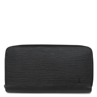 ルイヴィトン LOUIS VUITTON ジッピーウォレット M61857 ノワール エピレザー 長財布 シルバー金具 黒 小銭入れ ラウンドファスナー