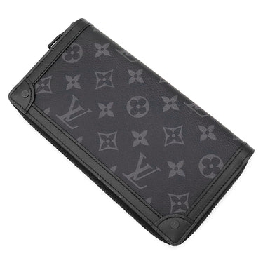 ルイヴィトン LOUIS VUITTON トランク ジッピーウォレット M80558 モノグラムエクリプス モノグラムエクリプス 長財布 ブラック金具 ラウンドファスナー