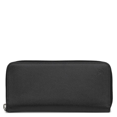 ルイヴィトン LOUIS VUITTON ジッピーウォレット ヴェルティカル M32822 アルドワーズ タイガ 長財布 シルバー金具 黒 ラウンドジップ