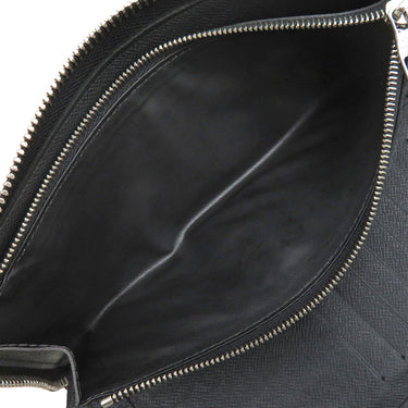 ルイヴィトン LOUIS VUITTON ジッピーウォレット ヴェルティカル M32822 アルドワーズ タイガ 長財布 シルバー金具 黒 ラウンドジップ