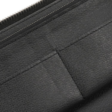 ルイヴィトン LOUIS VUITTON ジッピーウォレット ヴェルティカル M32822 アルドワーズ タイガ 長財布 シルバー金具 黒 ラウンドジップ