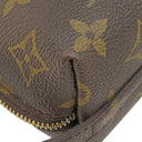 ルイヴィトン LOUIS VUITTON トゥルース ドゥミロンド M47520 モノグラム モノグラムキャンバス ポーチ ゴールド金具 茶 メイクポーチ