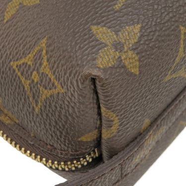 ルイヴィトン LOUIS VUITTON トゥルース ドゥミロンド M47520 モノグラム モノグラムキャンバス ポーチ ゴールド金具 茶 メイクポーチ