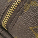 ルイヴィトン LOUIS VUITTON トゥルース ドゥミロンド M47520 モノグラム モノグラムキャンバス ポーチ ゴールド金具 茶 メイクポーチ