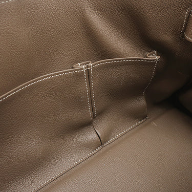 エルメス HERMES ショルダーケリー エトゥープ トゴ ショルダーバッグ シルバー金具 グレージュ