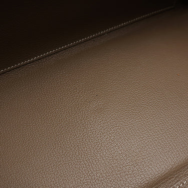 エルメス HERMES ショルダーケリー エトゥープ トゴ ショルダーバッグ シルバー金具 グレージュ