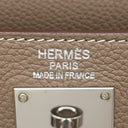 エルメス HERMES ショルダーケリー エトゥープ トゴ ショルダーバッグ シルバー金具 グレージュ