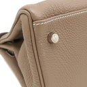 エルメス HERMES ショルダーケリー エトゥープ トゴ ショルダーバッグ シルバー金具 グレージュ