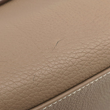 エルメス HERMES ショルダーケリー エトゥープ トゴ ショルダーバッグ シルバー金具 グレージュ
