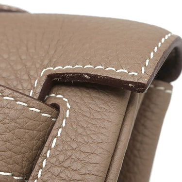 エルメス HERMES ショルダーケリー エトゥープ トゴ ショルダーバッグ シルバー金具 グレージュ