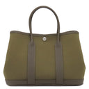 エルメス HERMES ガーデンパーティーTPM 30 ヴェールオリーブ×ヴェールロデン トワルオフィシエ ネゴンダ トートバッグ シルバー金具 新品 未使用 2026年製