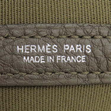 エルメス HERMES ガーデンパーティーTPM 30 ヴェールオリーブ×ヴェールロデン トワルオフィシエ ネゴンダ トートバッグ シルバー金具 新品 未使用 2026年製