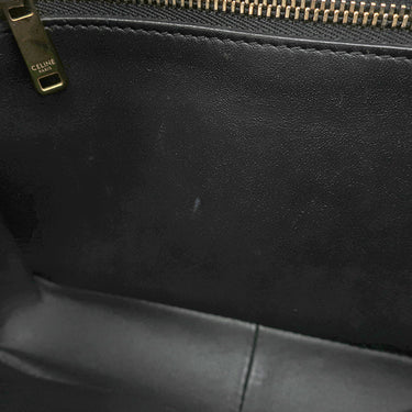 セリーヌ CELINE ティーン トリオンフ バッグ 188423 ブラック カーフ ショルダーバッグ ゴールド金具 黒