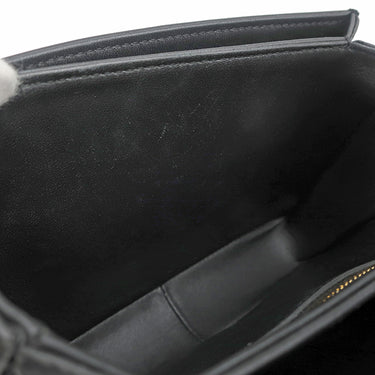 セリーヌ CELINE ティーン トリオンフ バッグ 188423 ブラック カーフ ショルダーバッグ ゴールド金具 黒