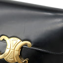 セリーヌ CELINE ティーン トリオンフ バッグ 188423 ブラック カーフ ショルダーバッグ ゴールド金具 黒