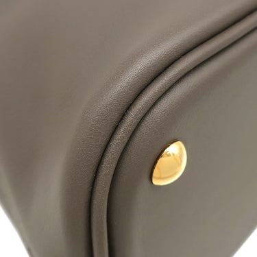 エルメス HERMES ボリード 27 エタン ヴォースイフト 2WAYバッグ ゴールド金具 グレー