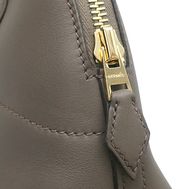 エルメス HERMES ボリード 27 エタン ヴォースイフト 2WAYバッグ ゴールド金具 グレー