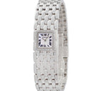 腕時計 カルティエ Cartier パンテール ミニ リュバン WG3002T8 クオーツ レディース K18WG無垢 純正ダイヤ 白 シェル スクエア
