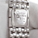 腕時計 カルティエ Cartier パンテール ミニ リュバン WG3002T8 クオーツ レディース K18WG無垢 純正ダイヤ 白 シェル スクエア