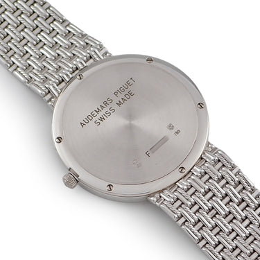 腕時計 オーデマピゲ AUDEMARS PIGUET ジュール オーデマ 15150BC.ZZ.1219OR 手巻き メンズ K18WG無垢 純正ダイヤ シルバー サンレイ