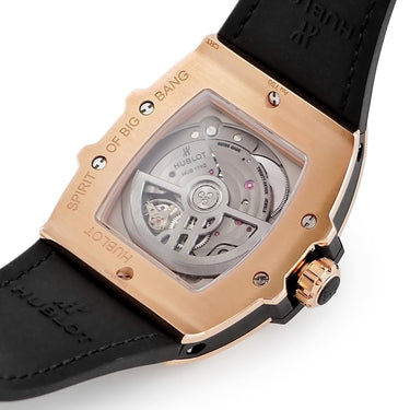 腕時計 ウブロ HUBLOT スピリット オブ ビッグバン キングゴールド パヴェ 665.OX.1180.LR.1604 自動巻き メンズ 新品同様 ダイヤ