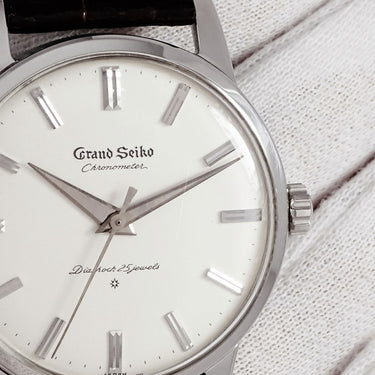 腕時計 グランドセイコー Grand Seiko ファーストモデル Cal.3180 J14070 手巻き メンズ シルバー バー ラウンド ヴィンテージ