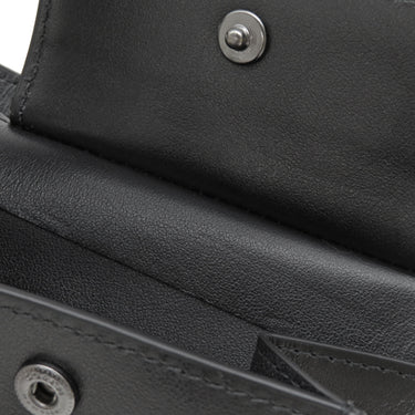 コーチ COACH コイン ウォレット シグネチャー レザー CX139 QB ブラック レザー 二つ折り財布 -