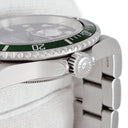 腕時計 ロレックス ROLEX サブマリーナー デイト 16610LV Y番 自動巻き メンズ Y番 グリーンサブ ファット4 ビッグスイス 黒 緑