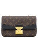 ルイヴィトン LOUIS VUITTON サック マルソー M46126 モノグラム×ノワール モノグラムキャンバス レザー ショルダーバッグ ゴールド金具 チェーンショルダー