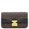 ルイヴィトン LOUIS VUITTON サック マルソー M46126 モノグラム×ノワール モノグラムキャンバス レザー ショルダーバッグ ゴールド金具 チェーンショルダー