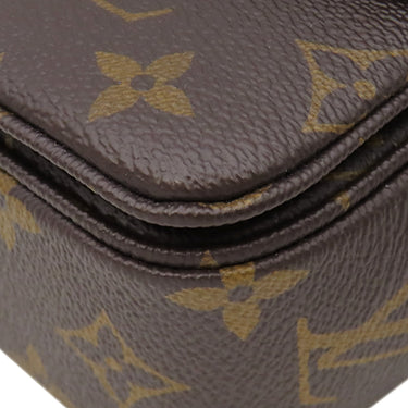 ルイヴィトン LOUIS VUITTON サック マルソー M46126 モノグラム×ノワール モノグラムキャンバス レザー ショルダーバッグ ゴールド金具 チェーンショルダー