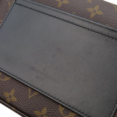ルイヴィトン LOUIS VUITTON サック マルソー M46126 モノグラム×ノワール モノグラムキャンバス レザー ショルダーバッグ ゴールド金具 チェーンショルダー