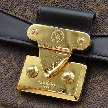 ルイヴィトン LOUIS VUITTON サック マルソー M46126 モノグラム×ノワール モノグラムキャンバス レザー ショルダーバッグ ゴールド金具 チェーンショルダー